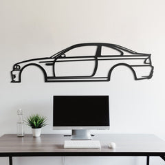 E46 M3 Silhouette Wall Art