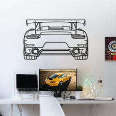 911 GT2 RS Model 991 Back Silhouette Wall Art