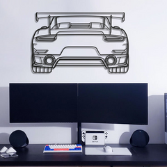 911 GT2 RS Model 991 Back Silhouette Wall Art