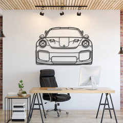 911 GT2 RS Model 991 Front Silhouette Wall Art