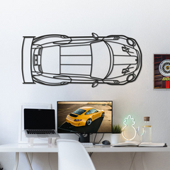 911 GT2 RS Model 991 TOP Silhouette Wall Art