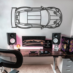 911 GT2 RS Model 991 TOP Silhouette Wall Art