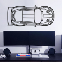 911 GT2 RS Model 991 TOP Silhouette Wall Art