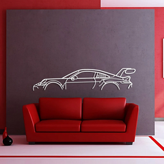 911 GT3 Cup Model 992 Classic Silhouette Wall