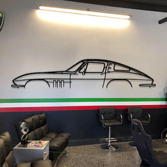 Corvette C2 Silhouette Wall Art