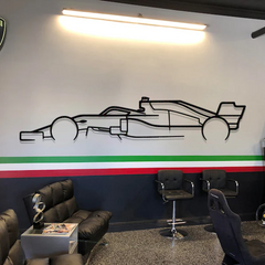 Formula One F1 Silhouette Wall Art