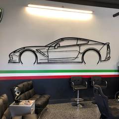 Corvette C7 Detailed Silhouette Wall Art