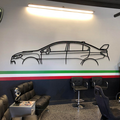 Subaru Impreza WRX STI VA Silhouette Wall Art