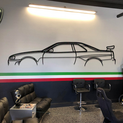 Nissan Skyline GT-R R34 Silhouette Wall Art