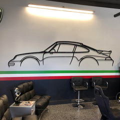 911 Turbo Model 993 Silhouette Wall Art