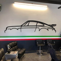 911 Turbo Model 930 Silhouette Wall Art