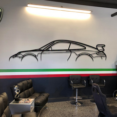 911 GT3 Model 997 Silhouette Wall Art