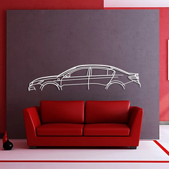 2016 Accord Sedan Classic Silhouette Wall Art