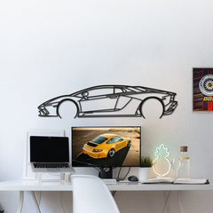 Lamborghini S 2019 Silhouette Wall Art