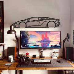 Lamborghini S 2019 Silhouette Wall Art