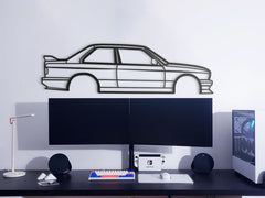 E30 M3 Silhouette Wall Art