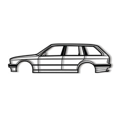 E30 Touring Silhouette Wall Art