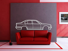 E34 Silhouette Wall Art