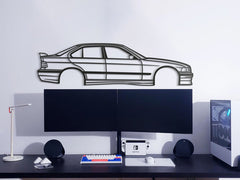 E36 ALPINA Silhouette Wall Art