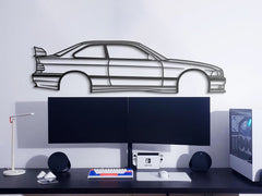 E36 M3 Silhouette Wall Art