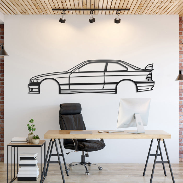 E36 M3 Silhouette Wall Art