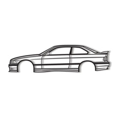 E36 M3 Silhouette Wall Art