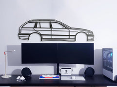 E36 Touring Silhouette Wall Art