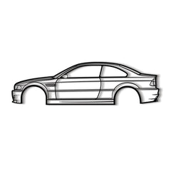 E46 M3 Silhouette Wall Art