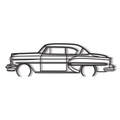 1954 Belair Detailed Silhouette Wall Art