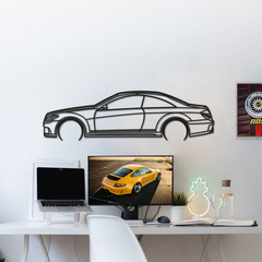 Mercedes CL 500 Detailed Silhouette Wall Art