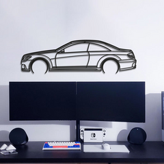 Mercedes CL 500 Detailed Silhouette Wall Art