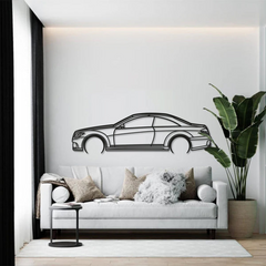 Mercedes CL 500 Detailed Silhouette Wall Art