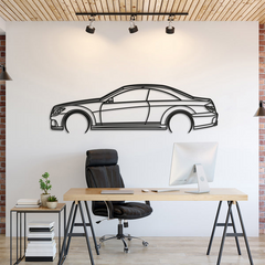 Mercedes CL 500 Detailed Silhouette Wall Art