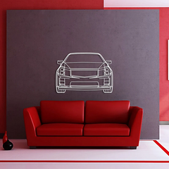 2007 CTS-V Front View Silhouette Wall Art