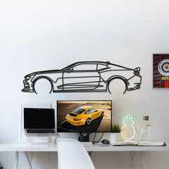 Camaro SS 1LE Detailed Silhouette Wall Art