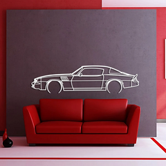 1978 Camaro Z28 Detailed Silhouette Wall Art