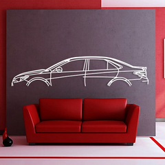 Toyota Camry 2017 Silhouette Wall Art