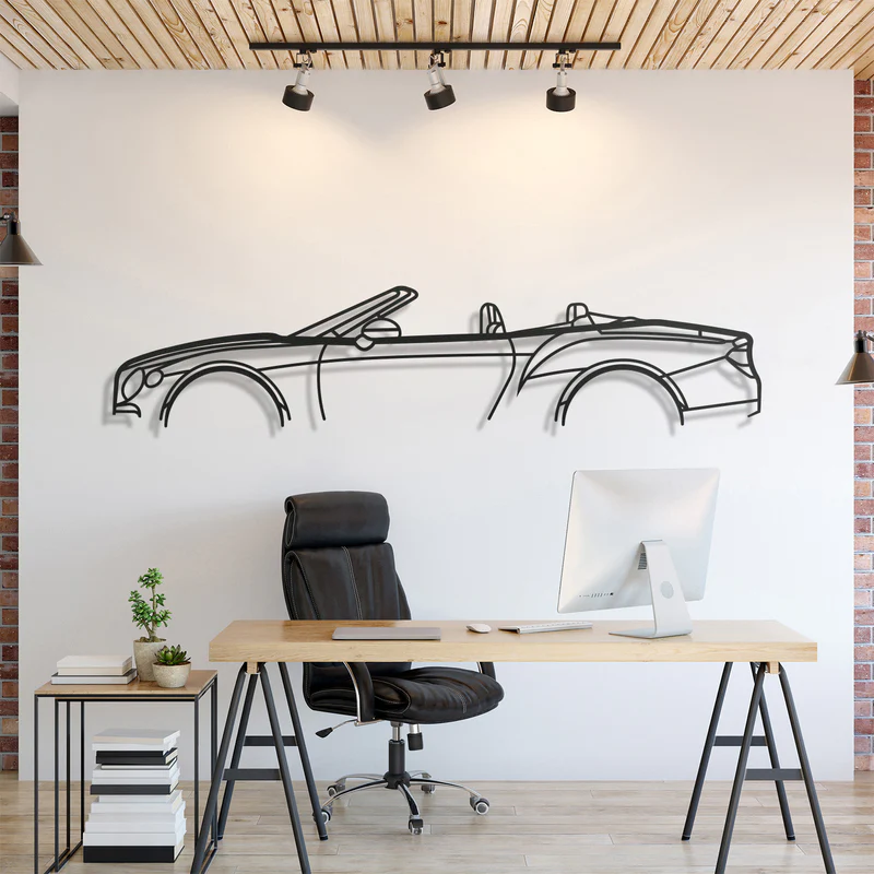 Continental GT Speed Convertible Silhouette Wall Art