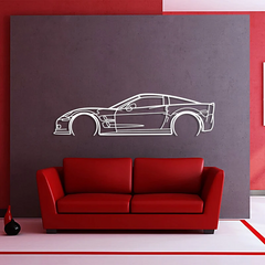 Corvette C6 ZR1 Silhouette Wall Art