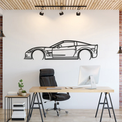 Corvette C6 ZR1 Silhouette Wall Art