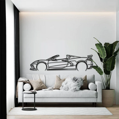 Corvette C8 Detailed Silhouette Wall Art