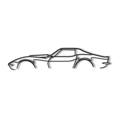 Corvette C3 L88 Classic Silhouette Wall Art