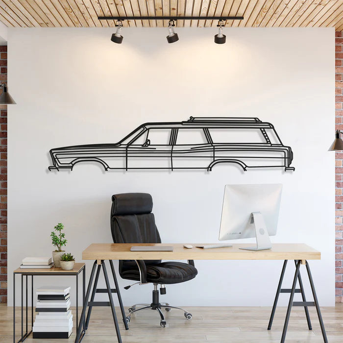 1967 Country Squire Silhouette Wall Art