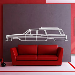 1967 Country Squire Silhouette Wall Art