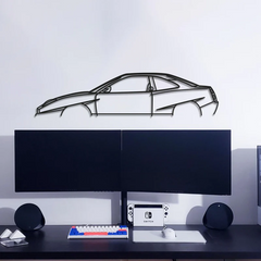 1997 Coupe Classic Silhouette Wall Art