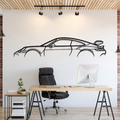 911 GT3 Model 992 Silhouette Wall Art