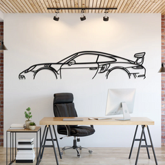 911 GT3 RS Model 991 Silhouette Wall Art