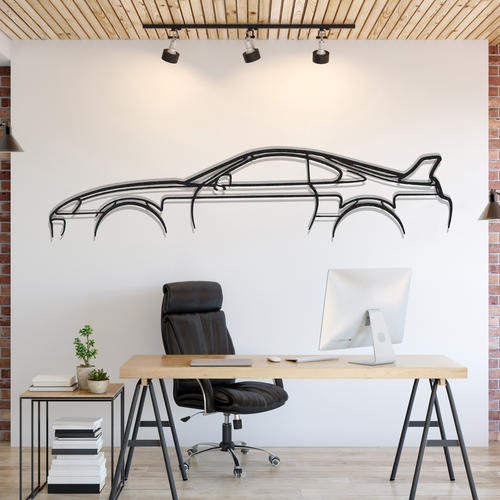 Toyota Supra MK4 Silhouette Wall Art