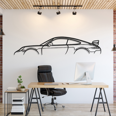 911 GT3 Model 991 Silhouette Wall Art