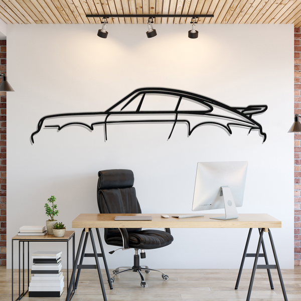 911 Turbo Model 930 Silhouette Wall Art